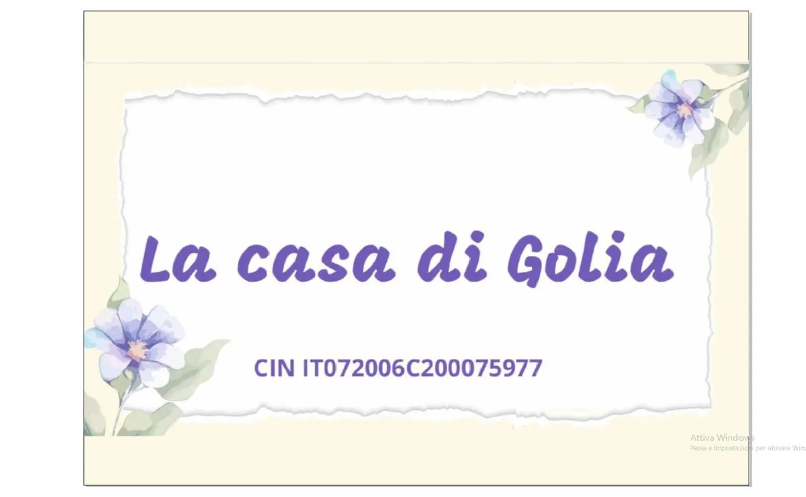 La Casa Di Golia Daire Bari
